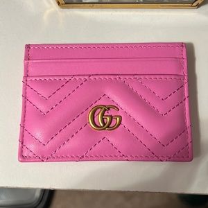 Pink GG card holder 💗